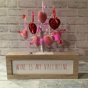 Rae Dunn Valentines Day Wood Sign Only
